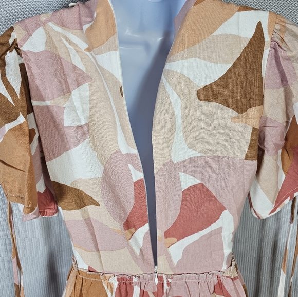 Free People Girl And The Sun Avery Mini Dress in Spice Leaf XS or MEDIUM - NWT - Picture 7 of 15